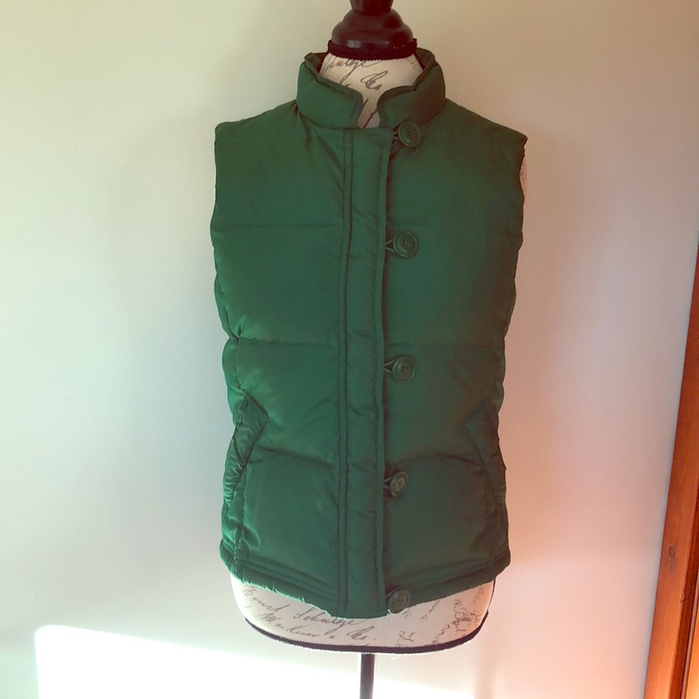 Vintage J. Crew Puffer Vest Size S